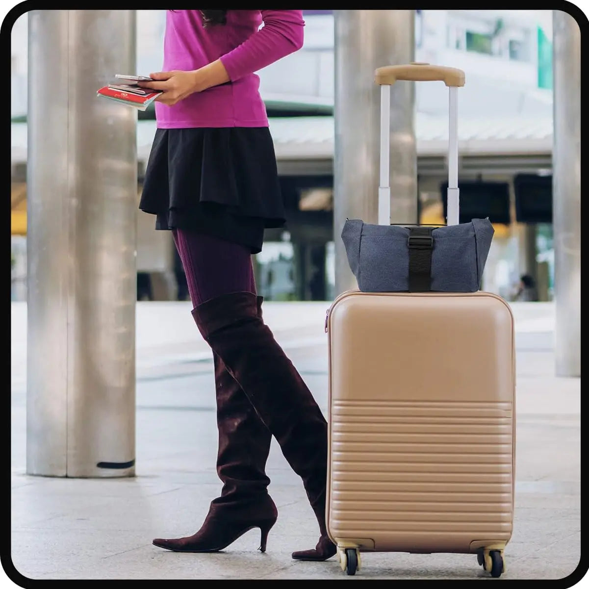 Elastic Adjustable Luggage Strap – Durable Travel Bag Fastening Accessory