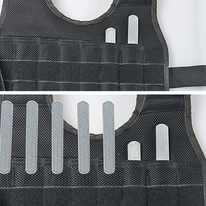 Adjustable Weighted Vest for Men with Durable Oxford Fabric – Max Load 50kg