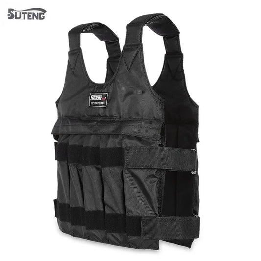 Adjustable Weighted Vest for Men with Durable Oxford Fabric – Max Load 50kg