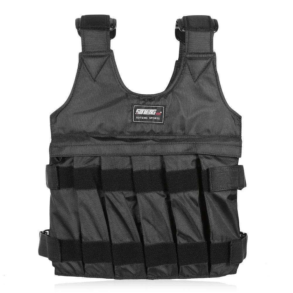 Adjustable Weighted Vest for Men with Durable Oxford Fabric – Max Load 50kg