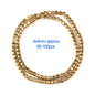 Gold beads in a circular arrangement with size and quantity information on a white background