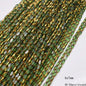4x7mm Gold Plated Glass Spacer Beads – Briolette Crystal Beads for Jewelry DIY