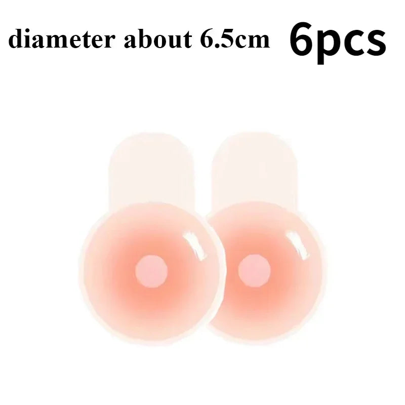 Two pink spherical objects with text indicating diameter and quantity on a white background