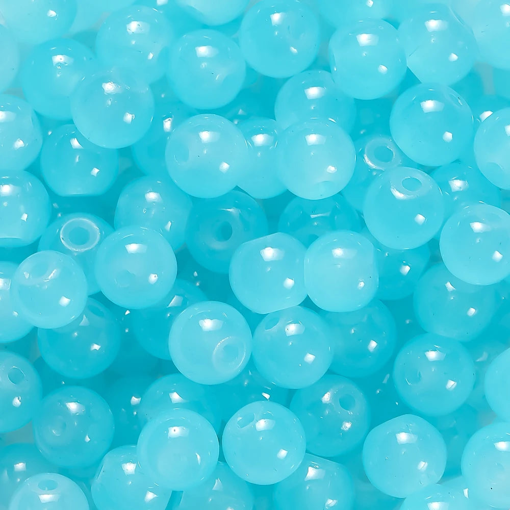 6mm Glass Round Spacer Beads – DIY Jewelry Making Supplies (30/50pcs)