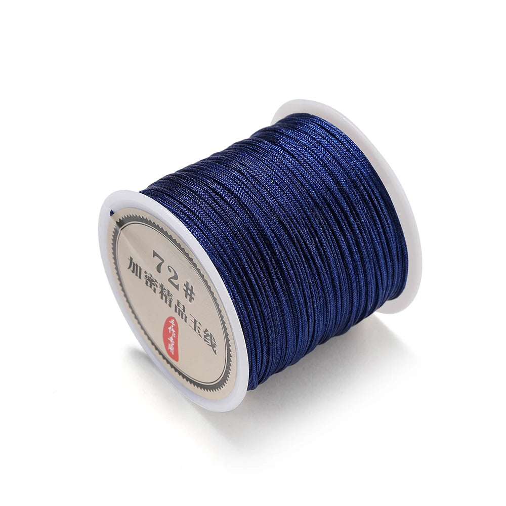 10/50M 0.8mm Nylon Thread Cord for Jewelry Making – DIY Bracelet & Knot String