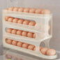Egg holder with eggs inside a refrigerator
