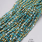 4x7mm Gold Plated Glass Spacer Beads – Briolette Crystal Beads for Jewelry DIY