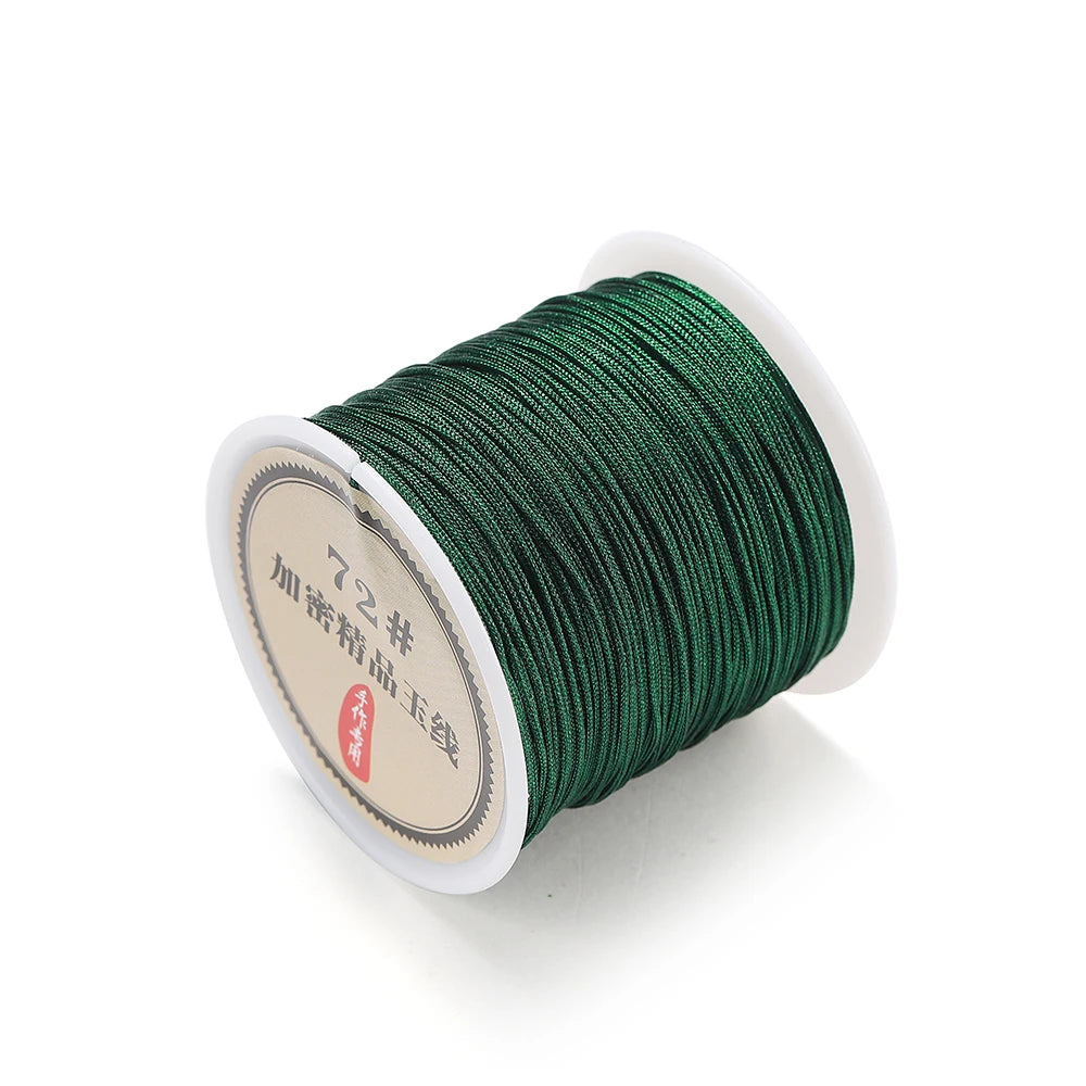 10/50M 0.8mm Nylon Thread Cord for Jewelry Making – DIY Bracelet & Knot String