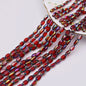 4x7mm Gold Plated Glass Spacer Beads – Briolette Crystal Beads for Jewelry DIY