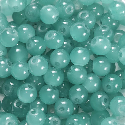 6mm Glass Round Spacer Beads – DIY Jewelry Making Supplies (30/50pcs)