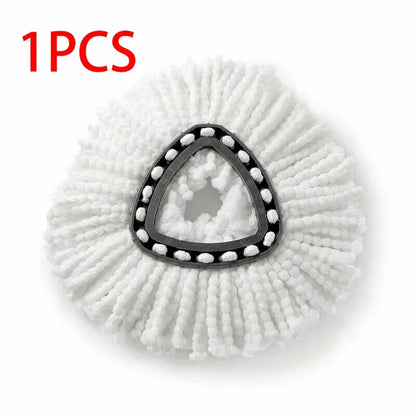 Microfiber Spin Mop Head Replacement – 360° Easy Wring Cleaning Refill