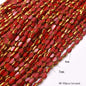 4x7mm Gold Plated Glass Spacer Beads – Briolette Crystal Beads for Jewelry DIY