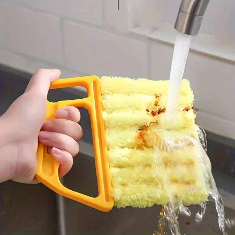 Detachable Window Blinds Cleaning Brush – Washable Dust Removal Tool