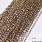 4x7mm Gold Plated Glass Spacer Beads – Briolette Crystal Beads for Jewelry DIY