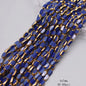 4x7mm Gold Plated Glass Spacer Beads – Briolette Crystal Beads for Jewelry DIY