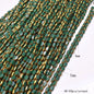 4x7mm Gold Plated Glass Spacer Beads – Briolette Crystal Beads for Jewelry DIY