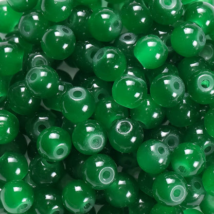 6mm Glass Round Spacer Beads – DIY Jewelry Making Supplies (30/50pcs)