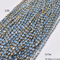 4x7mm Gold Plated Glass Spacer Beads – Briolette Crystal Beads for Jewelry DIY