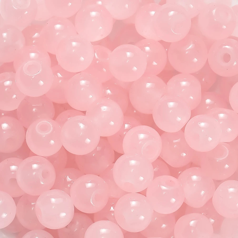 6mm Glass Round Spacer Beads – DIY Jewelry Making Supplies (30/50pcs)