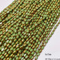 4x7mm Gold Plated Glass Spacer Beads – Briolette Crystal Beads for Jewelry DIY