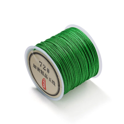 10/50M 0.8mm Nylon Thread Cord for Jewelry Making – DIY Bracelet & Knot String