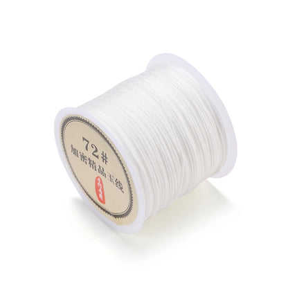 10/50M 0.8mm Nylon Thread Cord for Jewelry Making – DIY Bracelet & Knot String