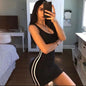 Women’s Spaghetti Strap Sheath Dress – Slim Fit Summer Casual Outfit