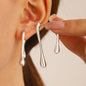 Vintage Gold Flower Stud Earrings – Geometric Statement Jewelry for Women
