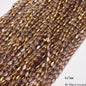 4x7mm Gold Plated Glass Spacer Beads – Briolette Crystal Beads for Jewelry DIY