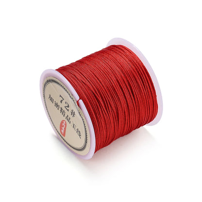 10/50M 0.8mm Nylon Thread Cord for Jewelry Making – DIY Bracelet & Knot String