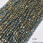 4x7mm Gold Plated Glass Spacer Beads – Briolette Crystal Beads for Jewelry DIY