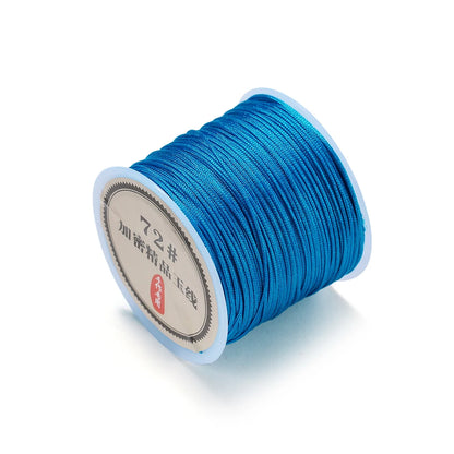 10/50M 0.8mm Nylon Thread Cord for Jewelry Making – DIY Bracelet & Knot String