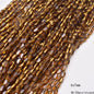 4x7mm Gold Plated Glass Spacer Beads – Briolette Crystal Beads for Jewelry DIY