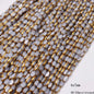 4x7mm Gold Plated Glass Spacer Beads – Briolette Crystal Beads for Jewelry DIY