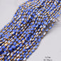 4x7mm Gold Plated Glass Spacer Beads – Briolette Crystal Beads for Jewelry DIY