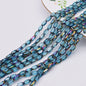 4x7mm Gold Plated Glass Spacer Beads – Briolette Crystal Beads for Jewelry DIY