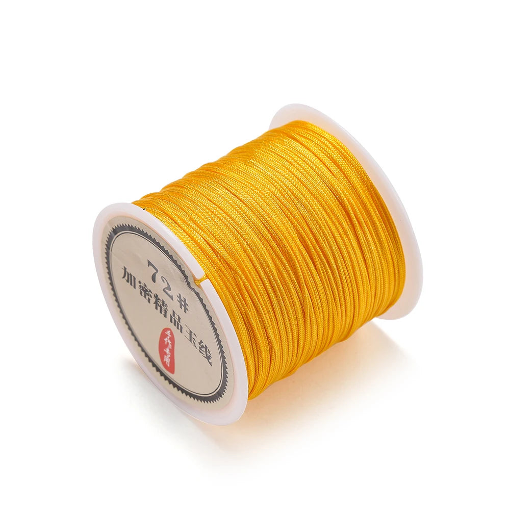 10/50M 0.8mm Nylon Thread Cord for Jewelry Making – DIY Bracelet & Knot String