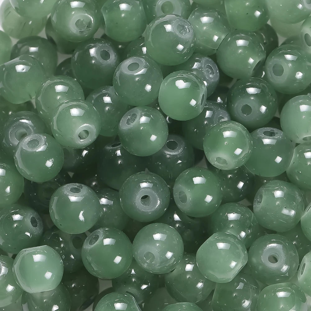 6mm Glass Round Spacer Beads – DIY Jewelry Making Supplies (30/50pcs)