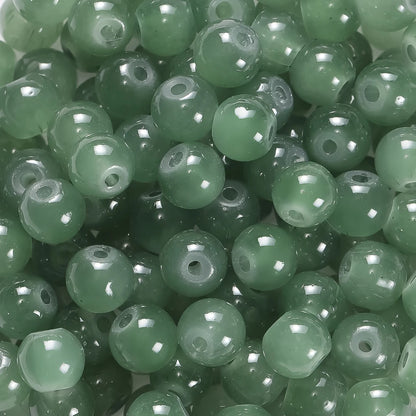 6mm Glass Round Spacer Beads – DIY Jewelry Making Supplies (30/50pcs)