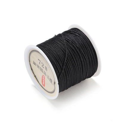 10/50M 0.8mm Nylon Thread Cord for Jewelry Making – DIY Bracelet & Knot String