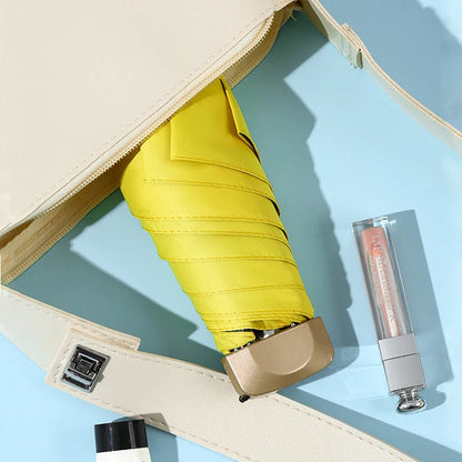 Mini Pocket Umbrella with UV Protection – Compact Folding Sunshade