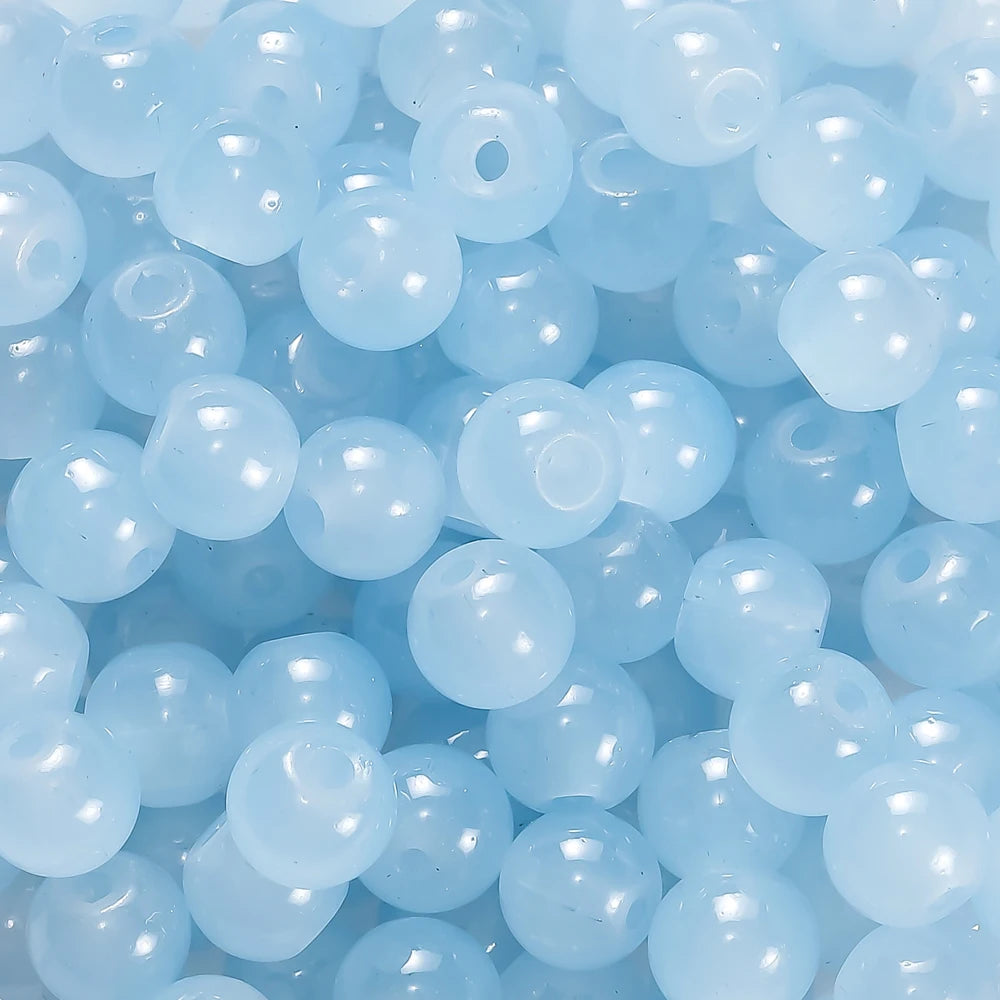 6mm Glass Round Spacer Beads – DIY Jewelry Making Supplies (30/50pcs)