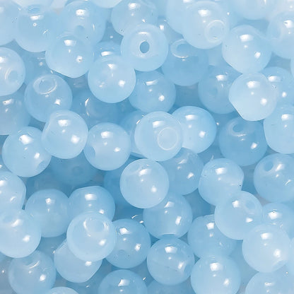 6mm Glass Round Spacer Beads – DIY Jewelry Making Supplies (30/50pcs)