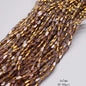 4x7mm Gold Plated Glass Spacer Beads – Briolette Crystal Beads for Jewelry DIY
