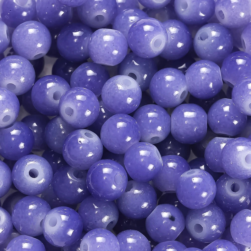 6mm Glass Round Spacer Beads – DIY Jewelry Making Supplies (30/50pcs)