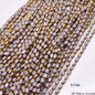 4x7mm Gold Plated Glass Spacer Beads – Briolette Crystal Beads for Jewelry DIY