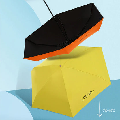 Mini Pocket Umbrella with UV Protection – Compact Folding Sunshade