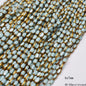 4x7mm Gold Plated Glass Spacer Beads – Briolette Crystal Beads for Jewelry DIY
