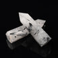 Natural Crystal Obelisk Wand – Rose Quartz & Amethyst for Healing & Decor