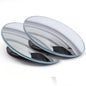 Two glass plates with black rubber feet on a white background